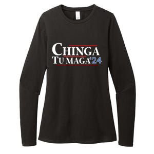 Chinga Tu Maga 24 Womens CVC Long Sleeve Shirt