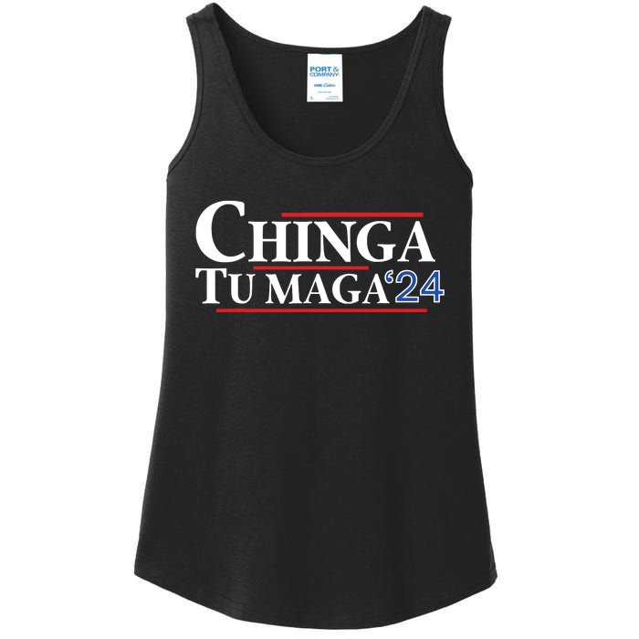 Chinga Tu Maga 24 Ladies Essential Tank