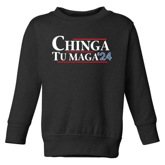 Chinga Tu Maga 24 Toddler Sweatshirt