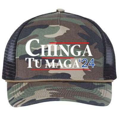 Chinga Tu Maga 24 Retro Rope Trucker Hat Cap