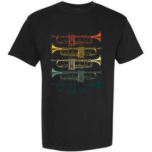 Cool Trumpet Marching Band Musician Jazz Music Garment-Dyed Heavyweight T-Shirt