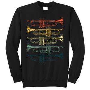 Cool Trumpet Marching Band Musician Jazz Music Sweatshirt