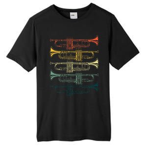 Cool Trumpet Marching Band Musician Jazz Music Tall Fusion ChromaSoft Performance T-Shirt