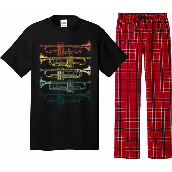 Cool Trumpet Marching Band Musician Jazz Music Pajama Set