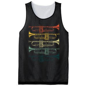 Cool Trumpet Marching Band Musician Jazz Music Mesh Reversible Basketball Jersey Tank