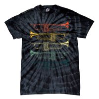 Cool Trumpet Marching Band Musician Jazz Music Tie-Dye T-Shirt