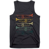 Cool Trumpet Marching Band Musician Jazz Music Tank Top