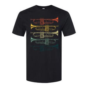 Cool Trumpet Marching Band Musician Jazz Music Softstyle CVC T-Shirt