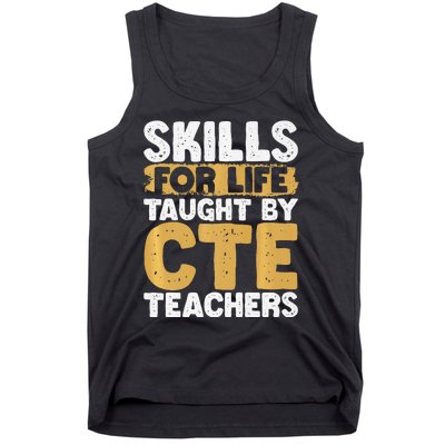 Cte Teacher Middle School High School Teach Career Premium Tank Top