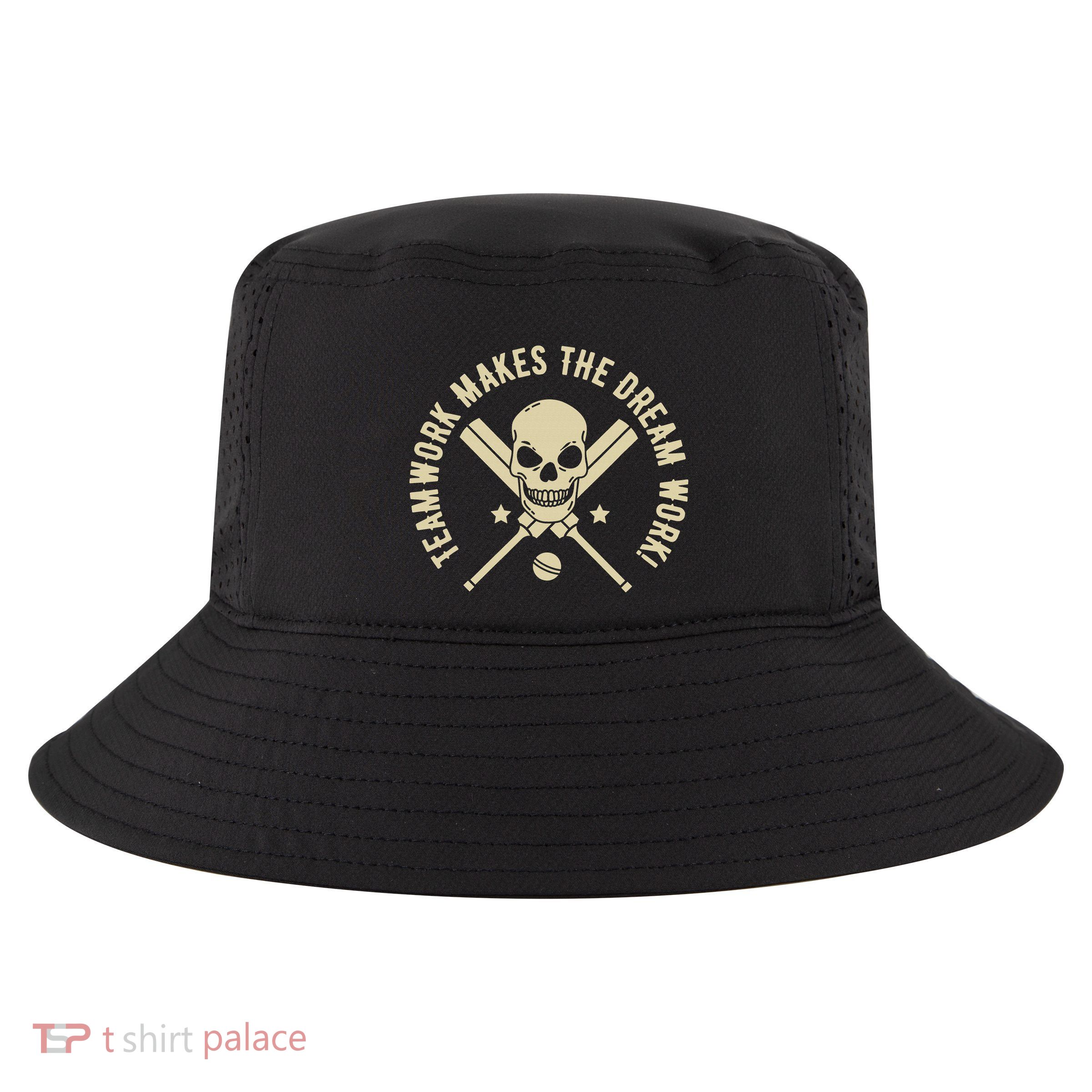 Colorful Teamwork makes the Dream Work! Cricket Cool Comfort Performance Bucket Hat