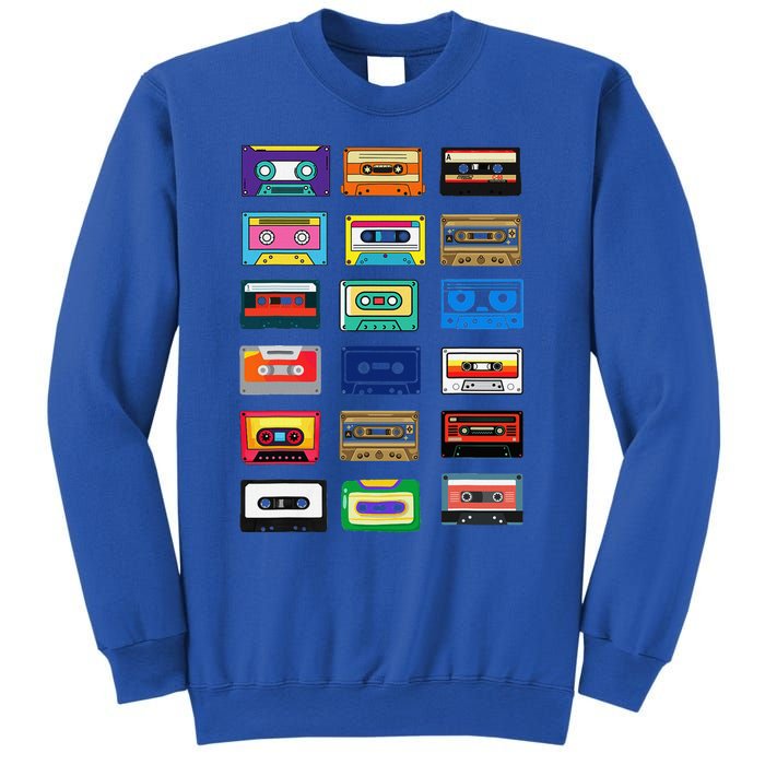 Cassette Tapes Mixtapes 1980s 1990s Radio Music Graphic Sweatshirt