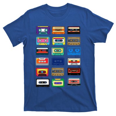 Cassette Tapes Mixtapes 1980s 1990s Radio Music Graphic T-Shirt