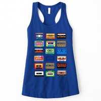 Cassette Tapes Mixtapes 1980s 1990s Radio Music Graphic Womens Tank Top