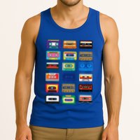Cassette Tapes Mixtapes 1980s 1990s Radio Music Graphic Tank Top
