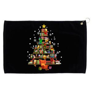 Christmas Tree Made Of Books Book Tree Bookworm Christmas Great Gift Grommeted Golf Towel