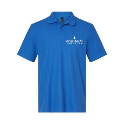 Christmas Tree Merry Xmas Crew Rockin Around Cool Gift Softstyle Adult Sport Polo