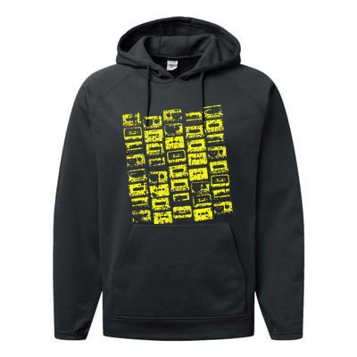 Cassette Tapes Mixtapes 1980s 1990s Music Performance Fleece Hoodie