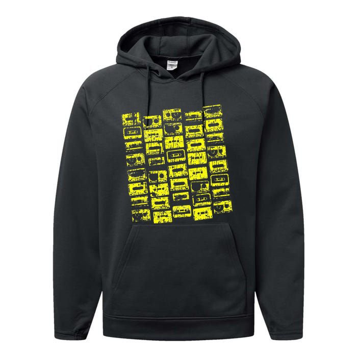 Cassette Tapes Mixtapes 1980s 1990s Music Performance Fleece Hoodie