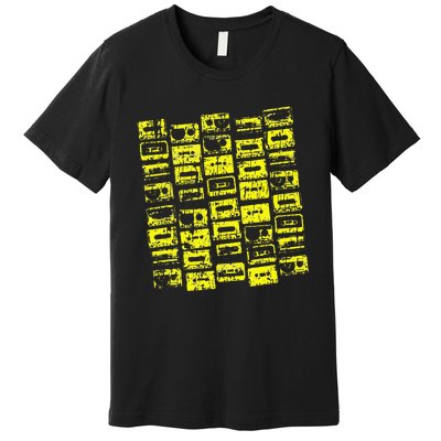 Cassette Tapes Mixtapes 1980s 1990s Music Premium T-Shirt