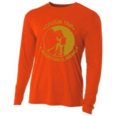 Cousin Trip Mountain Climbing Climber Hiking Summer Vacation Cute Gift Cooling Performance Long Sleeve Crew