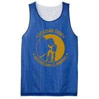 Cousin Trip Mountain Climbing Climber Hiking Summer Vacation Cute Gift Mesh Reversible Basketball Jersey Tank