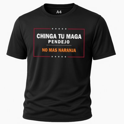 Chinga Tu Maga Pendejo No Mas Naranja Performance Shirt