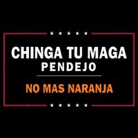 Chinga Tu Maga Pendejo No Mas Naranja Apron