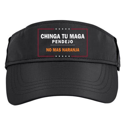 Chinga Tu Maga Pendejo No Mas Naranja Adult Drive Performance Visor
