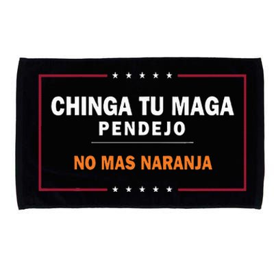 Chinga Tu Maga Pendejo No Mas Naranja Microfiber Hand Towel