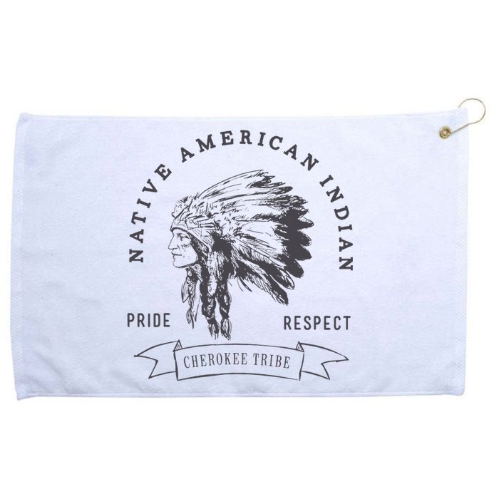 Cherokee Tribe Native American Indian Pride Respect Grommeted Golf Towel