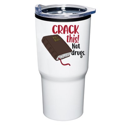 Crack This Not Drugs Holy Bible Christian God Saying Tumbler