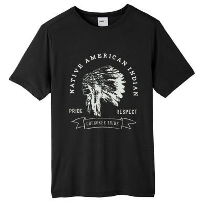 Cherokee Tribe Native American Indian Pride Respect Design Tall Fusion ChromaSoft Performance T-Shirt