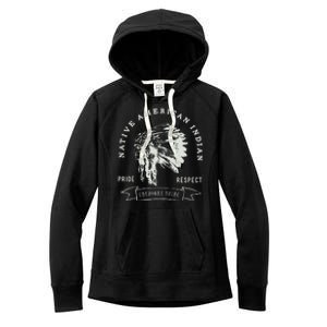 Cherokee Tribe Native American Indian Pride Respect Design Women's Fleece Hoodie