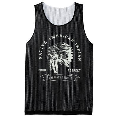 Cherokee Tribe Native American Indian Pride Respect Design Mesh Reversible Basketball Jersey Tank