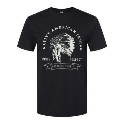 Cherokee Tribe Native American Indian Pride Respect Design Softstyle CVC T-Shirt