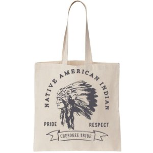 Cherokee Tribe Native American Indian Pride Respect Print Tote Bag