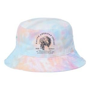 Cherokee Tribe Native American Indian Pride Respect Print Tie Dye Newport Bucket Hat