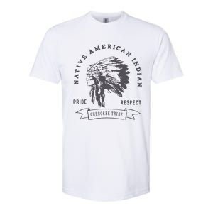 Cherokee Tribe Native American Indian Pride Respect Print Softstyle CVC T-Shirt