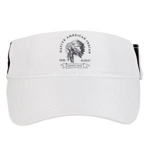 Cherokee Tribe Native American Indian Pride Respect Print Adult Drive Performance Visor