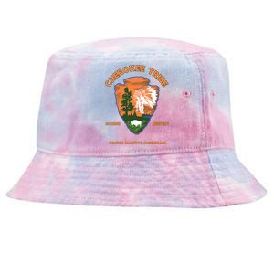 Cherokee Tribe Native American Indian Pride Respect Honor Tie-Dyed Bucket Hat