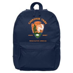 Cherokee Tribe Native American Indian Pride Respect Honor 16 in Basic Backpack