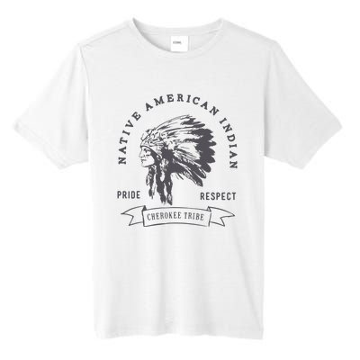 Cherokee Tribe Native American Indian Pride Respect Print Tall Fusion ChromaSoft Performance T-Shirt