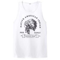 Cherokee Tribe Native American Indian Pride Respect Print PosiCharge Competitor Tank