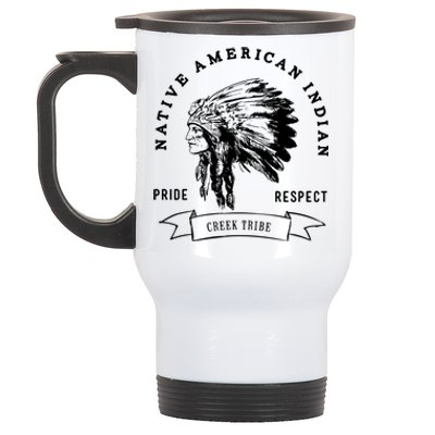 Creek Tribe Native American Indian Pride Respect Honor Gift Stainless Steel Travel Mug