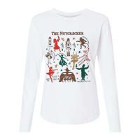 Christmas The Nutcracker Ballet Sugar Plum Fairy Womens Cotton Relaxed Long Sleeve T-Shirt