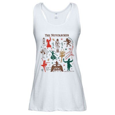 Christmas The Nutcracker Ballet Sugar Plum Fairy Ladies Essential Flowy Tank