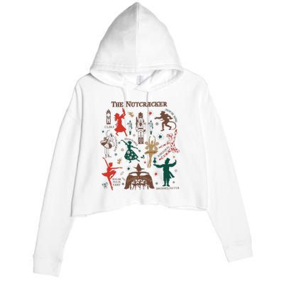 Christmas The Nutcracker Ballet Sugar Plum Fairy Crop Fleece Hoodie