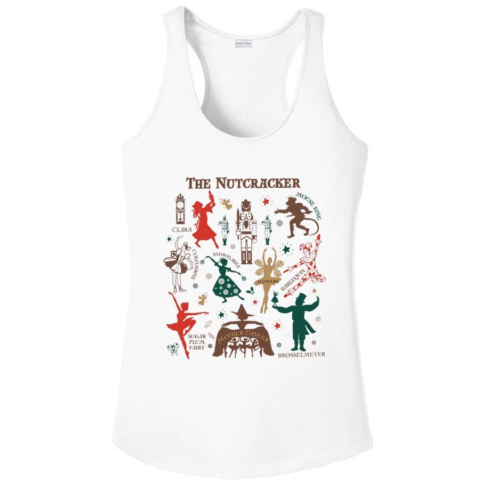 Christmas The Nutcracker Ballet Sugar Plum Fairy Ladies PosiCharge Competitor Racerback Tank