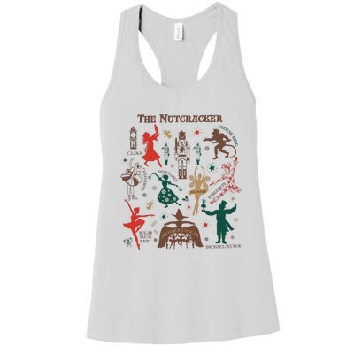 Christmas The Nutcracker Ballet Sugar Plum Fairy Women's Racerback Tank