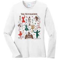 Christmas The Nutcracker Ballet Sugar Plum Fairy Ladies Long Sleeve Shirt